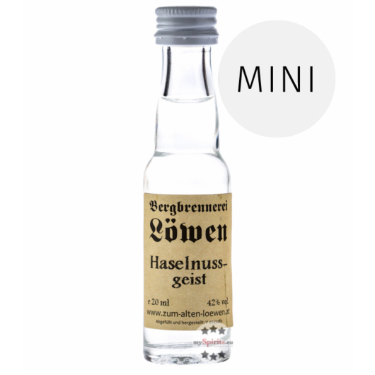 Löwen: Haselnuss-Geist / 42% Vol. / 0,02 Liter - Flasche