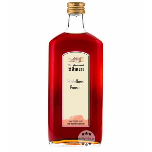 Löwen: Löwen-Punsch Heidelbeer / 30% Vol. / 0,5 Liter - Flasche