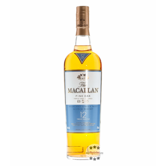 Macallan 12 Years Old Fine Oak Highland Single Malt Scotch Whisky / 40 % vol. / 0,7 L Flasche 