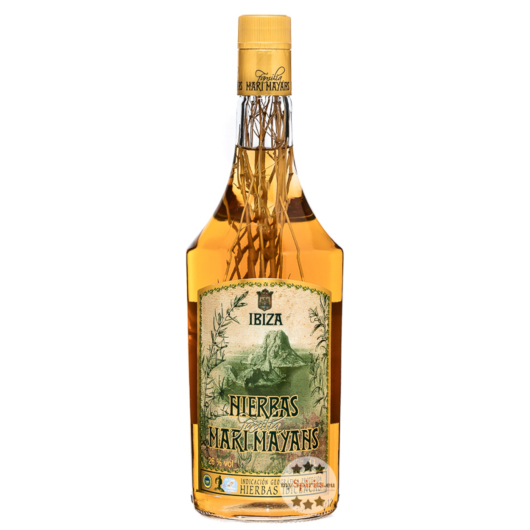 Mari Mayans Hierbas Ibicencas mit Zweig / 26 % vol / 1,0 Liter-Flasche