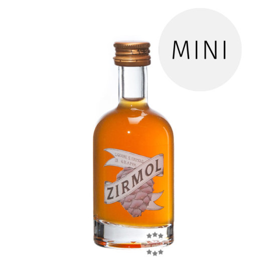 Marzadro Zirmol Zirbenlikör Miniatur / 30 % Vol. / 0,05 Liter-Flasche