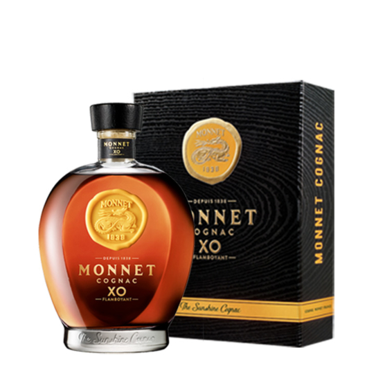 Monnet XO Cognac / 40 % vol / 0,7 Liter-Flasche in Geschenkbox