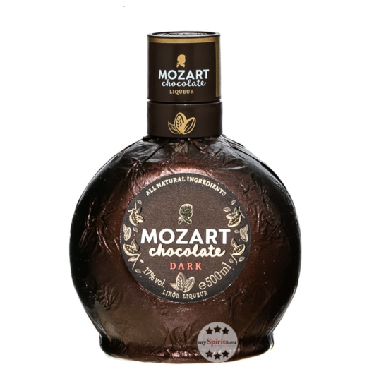 Mozart Chocolate: Dark Likör / 17 % vol / 0,5 Liter-Flasche