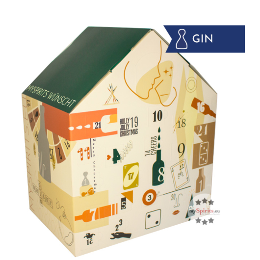 mySpirits Gin Adventskalender Premium Selection Game Edition / 40-57 % Vol. / 24 x 0,02 l