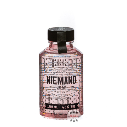 Niemand Dry Gin Small Batch Handcrafted / 46 % Vol. / 0,1 Liter-Flasche