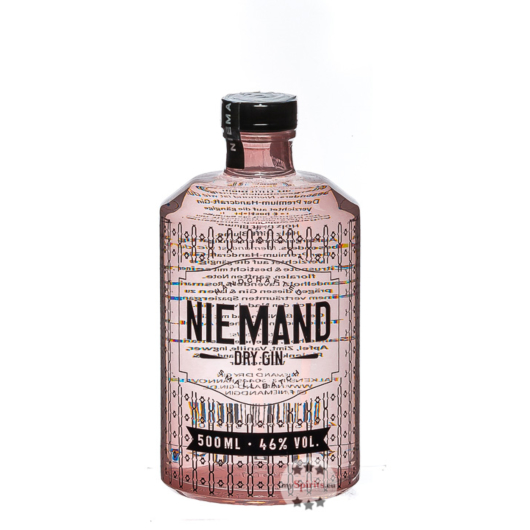 Niemand Dry Gin Small Batch Handcrafted / 46 % Vol. / 0,5 Liter-Flasche