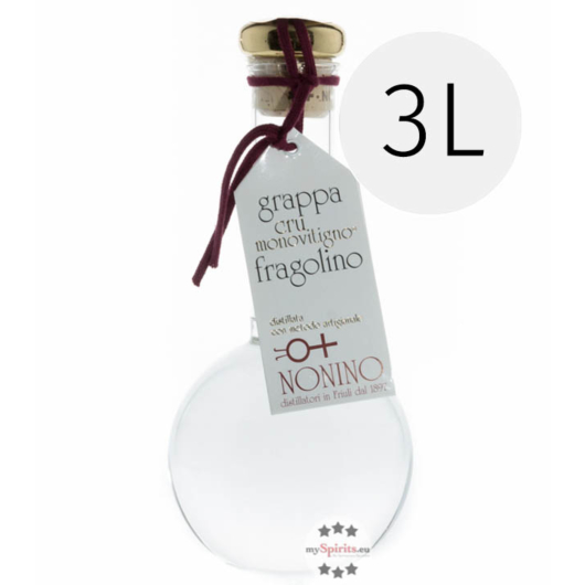 Nonino Grappa Fragolino Cru Monovitigno / 45 % Vol. / 3,0 Liter-Flasche