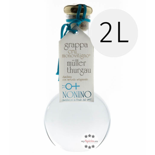 Nonino Grappa Cru Monovitigno Müller-Thurgau / 45 % Vol. / 2,0 Liter - Flasche