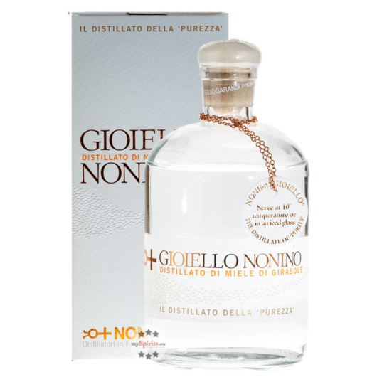 Nonino Gioiello Di Girasole - Sanftes Destillat aus Sonnenblumenhonig / 37 % Vol. 0,35 Liter-Flasche