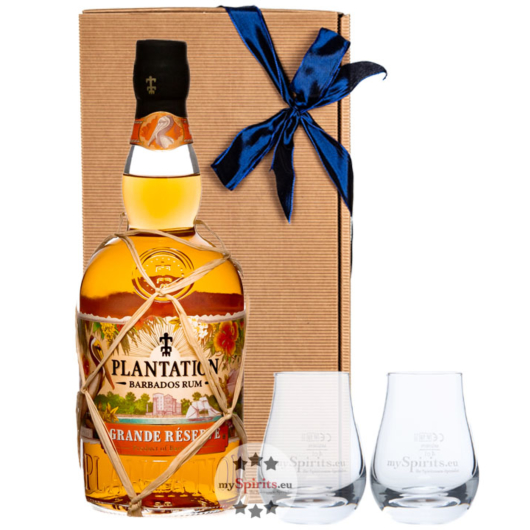 Rum Geschenkset: Reserve Gläser + Plantation 2 Grande