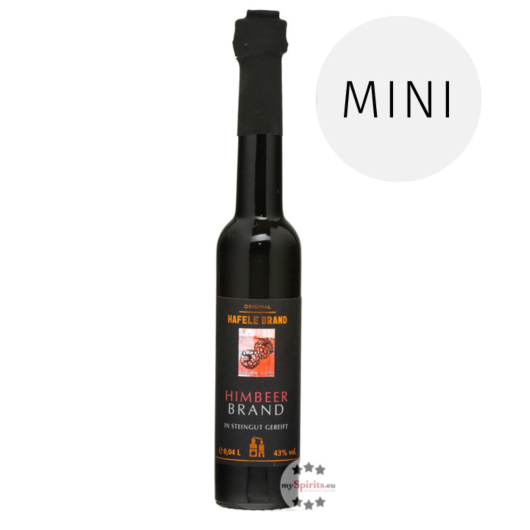 Prinz: Hafele Himbeer Brand Miniatur / 43 % Vol. / 0,04 Liter-Flasche