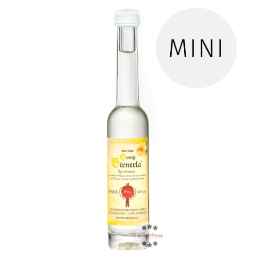 Prinz: Honig Birnerla Miniatur / 34 % Vol. / 0,04 Liter-Flasche