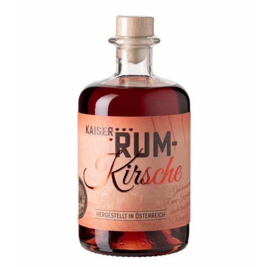 Prinz Kaiser Rum-Kirsche Likör mit Inländerrum / 40 % Vol. / 0,5 Liter-Flasche