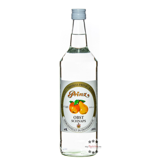 Prinz: Obstschnaps / 38 % Vol. / 1,0 Liter-Flasche