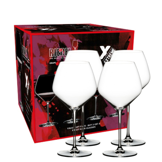 Riedel: Extreme Pinot Noir Weinglas 4er Set / 770 ml / H: 24,3 cm