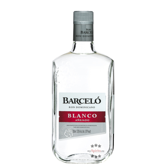 Ron Barceló Blanco Añejado Rum / 37,5 % Vol. / 0,7 Liter-Flasche