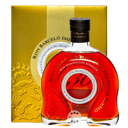 Ron Barceló Imperial Premium Blend 30 Aniversario Rum / 43% Vol. / 0,7 Liter-Flasche in Geschenkbox