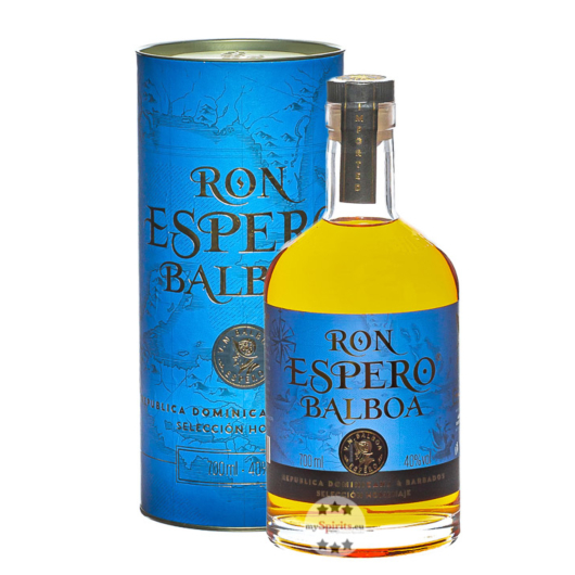 Ron Espero Balboa Reserva Rum Selección Homenaje / 40 % Vol. / 0,7 Liter-Flasche in Geschenkdose