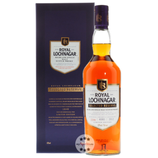 Royal Lochnagar Selected Reserve Highland Single Malt Whisky / 43 % Vol. / 0,7 Liter-Flasche in Geschenkbox