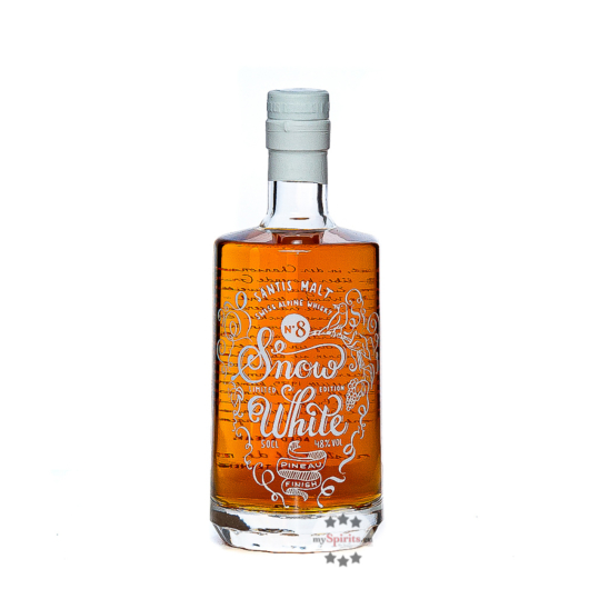 Säntis Malt Snow White No. 8 Pineau Finish Whisky / 48 % Vol. / 0,5 Liter-Flasche