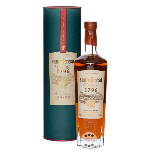 Santa Teresa 1796 Solera Rum / 40 % Vol. / 0,7 Liter-Flasche in Geschenkdose