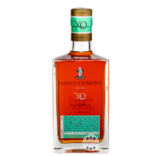 Santos Dumont XO Palmira Superior Spirit Drink / 40 % Vol. / 0,7 Liter-Flasche