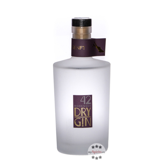 Senft: Bodensee Dry Gin 42 / 44 % Vol. / 0,7 Liter-Flasche