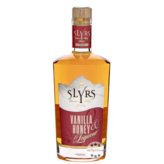 Slyrs: Vanilla & Honey Whisky Liqueur / 30 % vol. / 0,5 Liter - Flasche