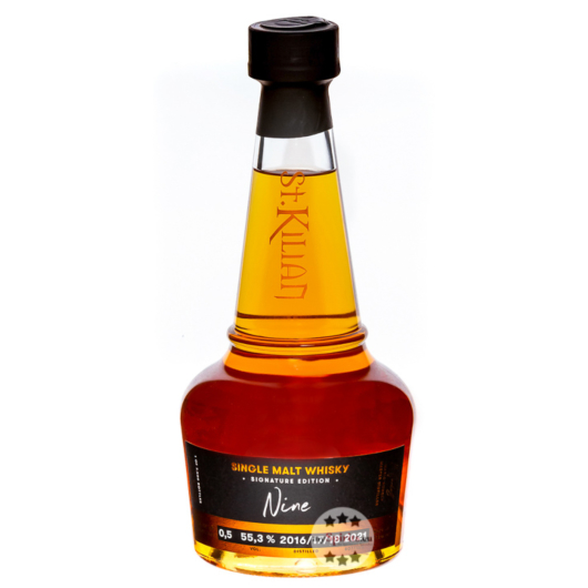 St. Kilian Nine Signature Edition Single Malt Whisky / 55,3 % Vol. / 0,5 Liter-Flasche in Geschenkkarton - WHISKY CLUB