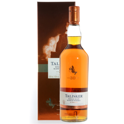 Talisker 30 Jahre Limited Edition Single Malt Scotch Whisky / 45,8 % vol. / 0,7 Liter-Flasche in Geschenkbox