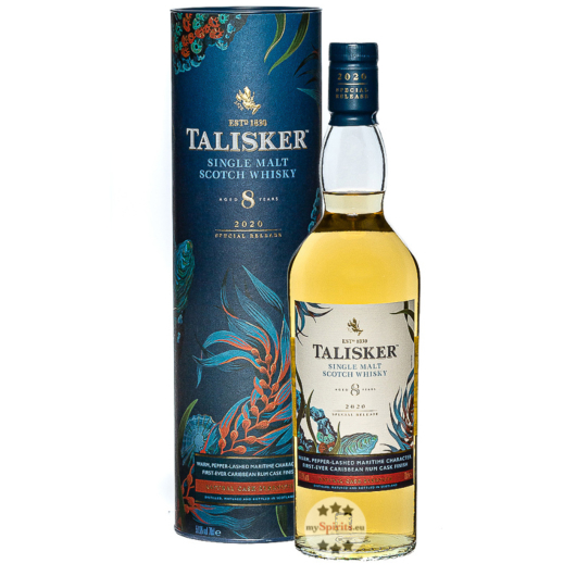 Talisker 8 Jahre Single Malt Scotch Whisky Special Release 2020 / 57,9 % Vol. / 0,7 Liter-Flasche in Geschenkdose