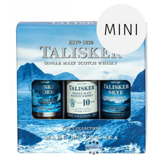 der mySpirits Talisker Isle of Single Probierset: | Malts Skye 5cl 3x