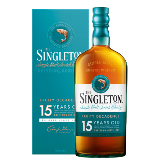 The Singleton of Dufftown 15 Years Single Malt Scotch Whisky / 40 % Vol. / 0,7 Liter-Flasche