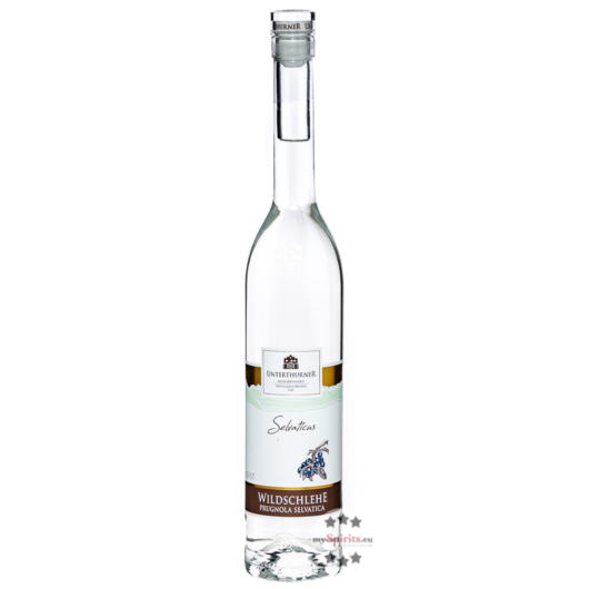 Unterthurner Wild-Schlehe Edelgeist Selvaticus Schlehengeist / 39 % vol. / 0,5 Liter-Flasche