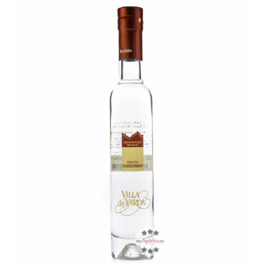 Villa de Varda Grappa Chardonnay Pensiero Trentino - Chardonnay-Grappa / 40 % / 0,2 Liter-Flasche