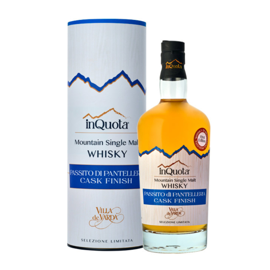 Villa de Varda inQuota Whisky Passito di Pantelleria Cask Finish / 43,3 % vol / 0,7l in Geschenkdose