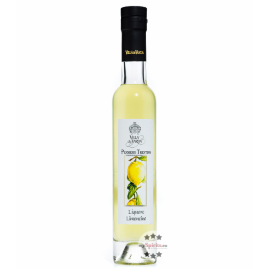 Villa de Varda Liquore Limoncino Pensiero Trentino - Zitronenlikör / 28 % Vol. / 0,2 Liter-Flasche