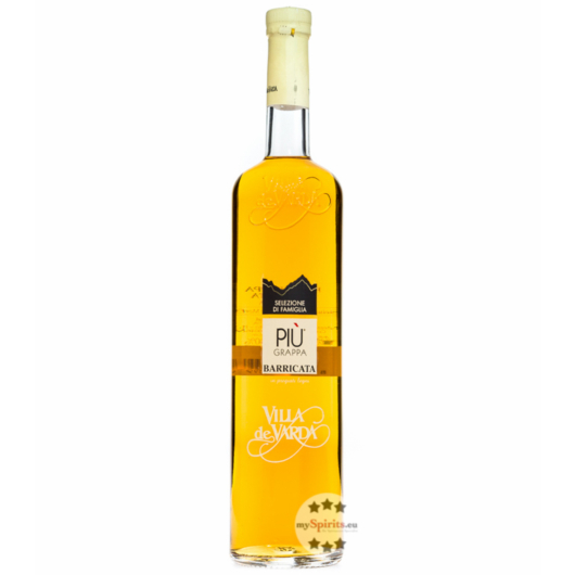 Villa de Varda Più Grappa Barricata - Holzfassgelagerter Grappa / 40 % vol / 1,0 Liter-Flasche