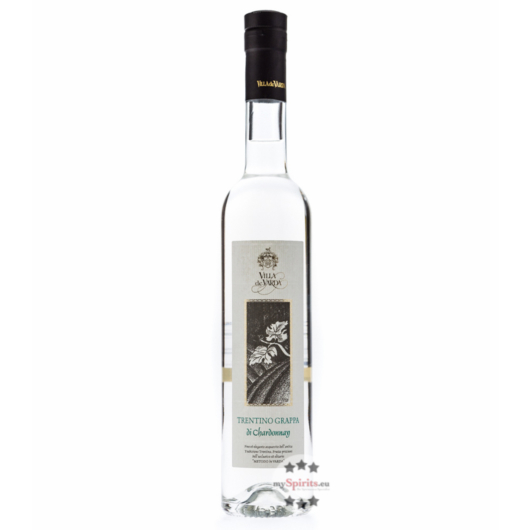 Villa de Varda Trentino Grappa di Chardonnay Mezzolitro / 40 % / 0,5 Liter-Flasche