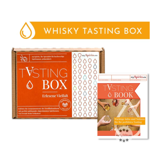 Whisky Tasting Set „Classic Malts“ Miniaturen-Probierset / 40-43 % vol / 10 x 0,02 l in Box mit Tasting-Booklet