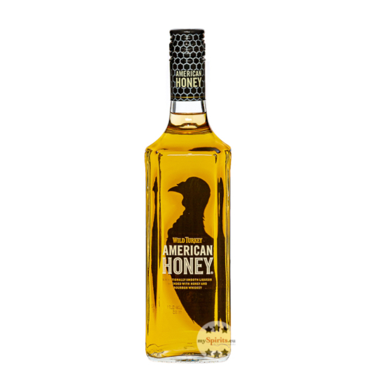 Wild Turkey American Honey Liqueur with Honey & Bourbon Whiskey / 35,5 % Vol. / 0,7 Liter-Flasche