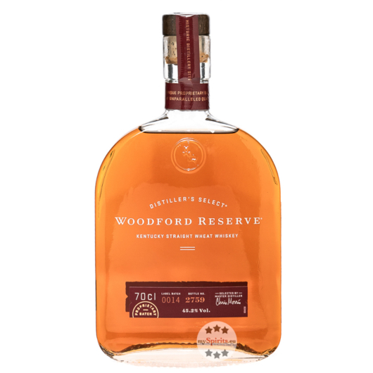 Woodford Reserve Kentucky Straight Wheat Whiskey / 45,2 % vol / 0,7 Liter-Flasche