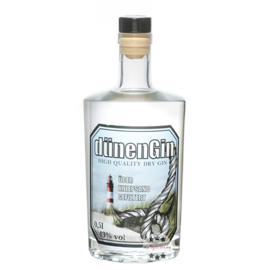 Ziegler: dünenGin High Quality Dry Gin / 43 % Vol. / 0,5 Liter-Flasche