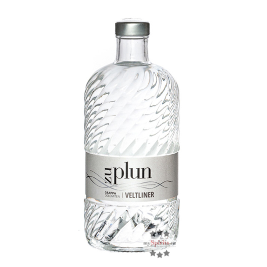 Zu Plun: Grappa Dolomiten Veltliner / 42 % Vol. / 0,5 Liter-Flasche