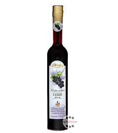 Prinz: Cassis-Likör schwarzer Johannisbeerlikör Traditionslikör / 20 % Vol. / 0,5 Liter-Flasche