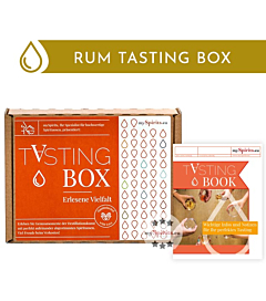 Rum Tasting Set: Entdecker Box Probierset / 38 – 40 % Vol. / 10 x 0,02 Liter in Box 