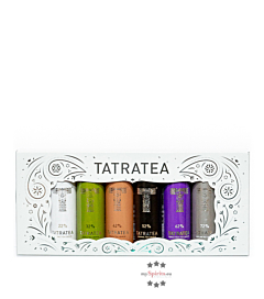 Tatratea Geschenkset Miniaturen Probierpaket / 22-72 % Vol. / 6 x 0,04 Liter-Flasche in Geschenkbox