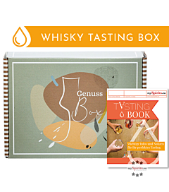 Whisky Tasting-Set „New Horizons“ Probierset / 40 - 47,2 % vol / 8 x 0,02 l in Genuss-Box mit Booklet