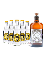 Monkey 47 Dry Gin (47% Vol., 0,5 L) & 5 x Thomas Henry Tonic Water (0,2 L)