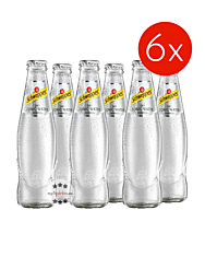 6 x Schweppes Dry Tonic Water / alkoholfrei / 6 x 0,2 Liter-Flasche inkl. 0,60 € Pfand